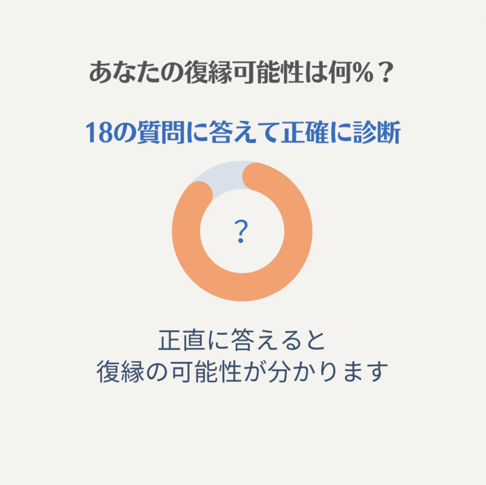 【復縁診断テスト】元彼との復縁可能性をチェック