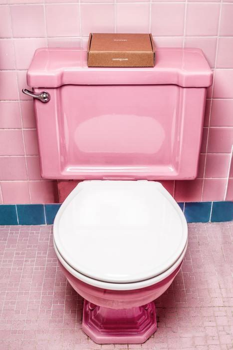 トイレに流す