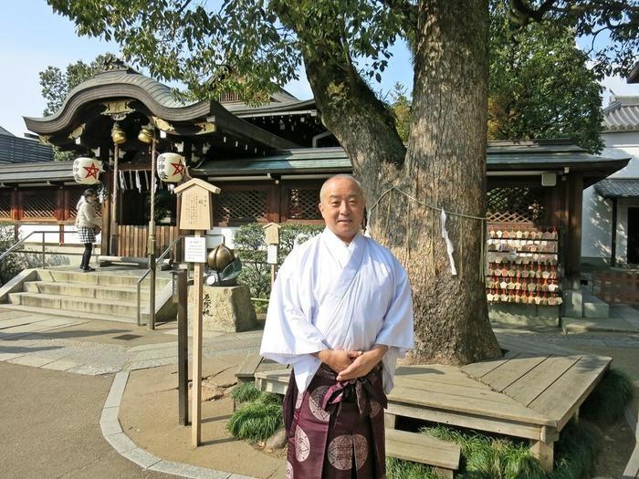 晴明神社の「山口琢也宮司」