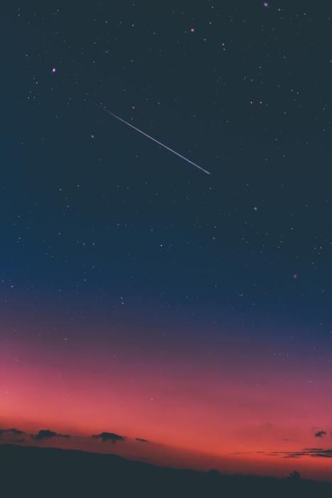 流星は願い事をすると叶うもの